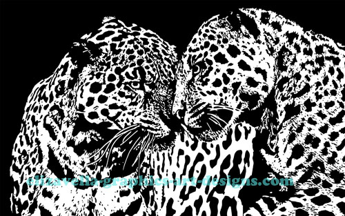  leopard mates clipart printable art