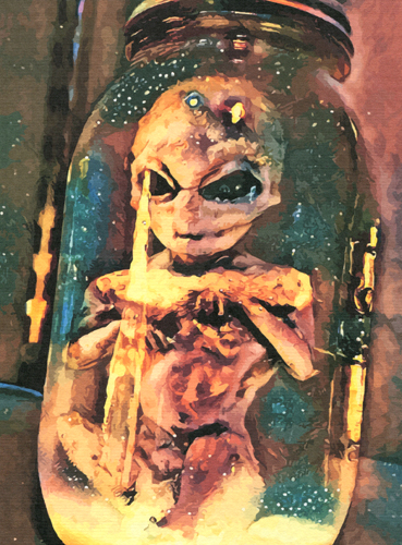 Alien Specimen In Jar